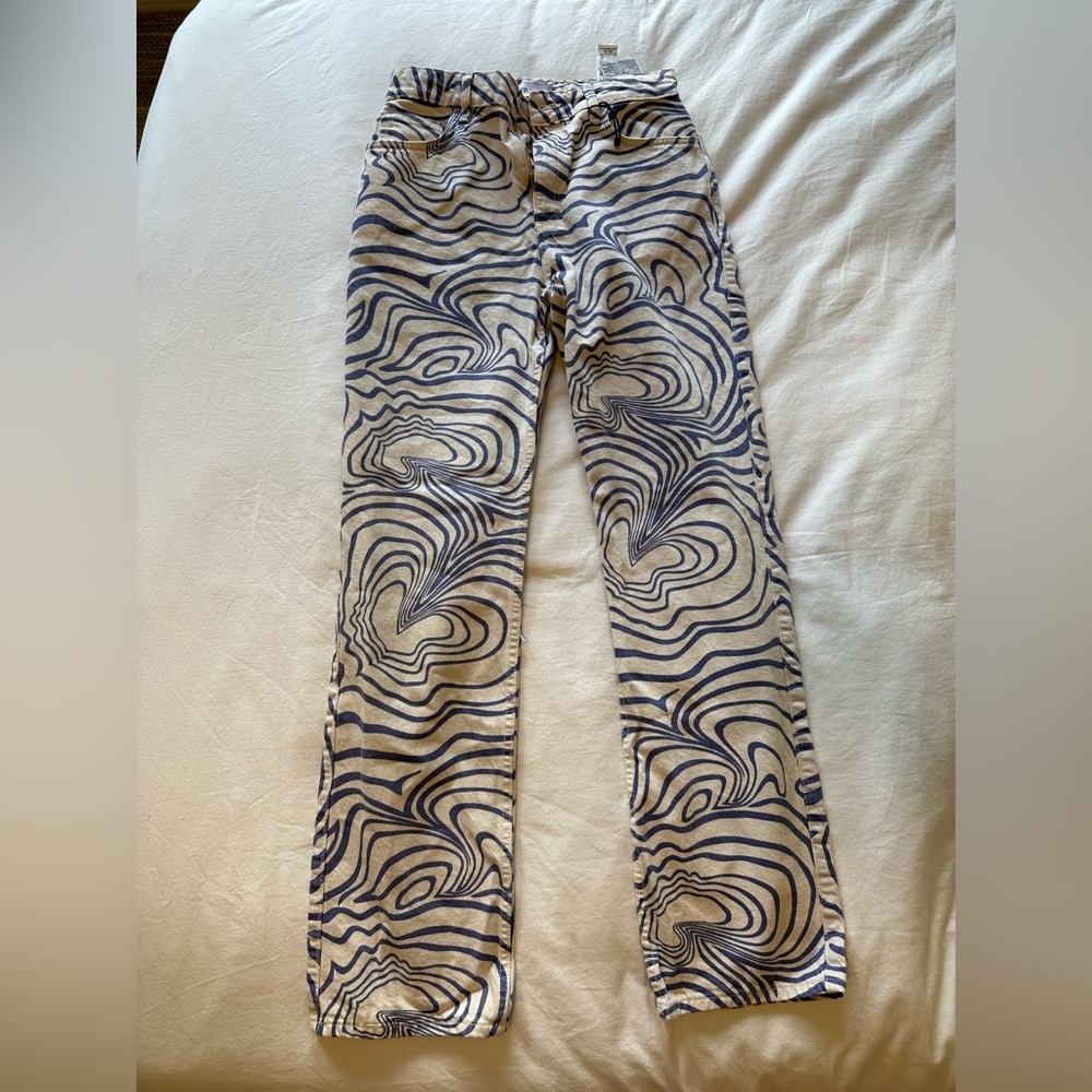 Zara patterned jeans